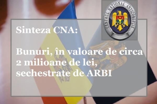 Sinteza săptămânii: Bunuri, în valoare de circa 2 milioane de lei, sechestrate de ARBI