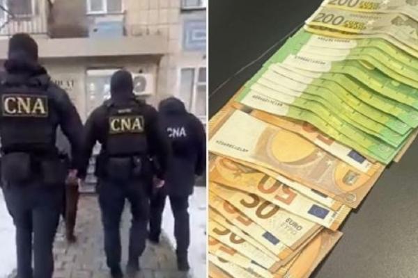 Avocat din Hîncești, reținut de CNA și procurorii mun. Chișinău pentru pretinderea unei mite de 16 500 de euro