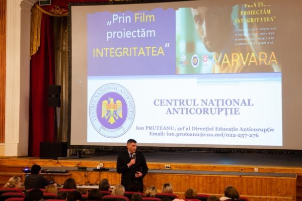 CNA – partener al unei noi campanii anticorupție “Prin film proiectăm Integritatea”, în cadrul căreia sunt organizate proiecțiile filmului VARVARA