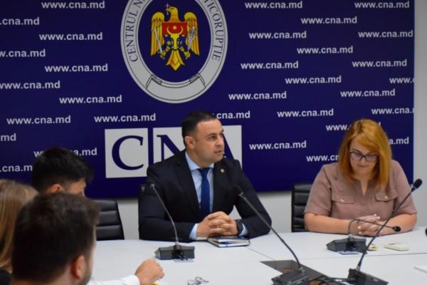 Un grup de studenți din România și R. Moldova, membri ai Asociației Europene a Studenților în Drept ”ELSA”, în vizită la CNA