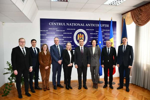 Rolul CNA în lupta împotriva corupției și contribuția instituției în procesul de aderare la Uniunea Europeană, discutate astăzi de conducerea Centrului cu reprezentanții Comisiei Europene