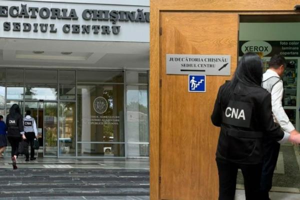 Peste 10 000 de euro pentru pronunțarea unor hotărâri în beneficiul unui agent economic. Un avocat și un angajat al unei instanțe din Chișinău, reținuți de CNA și PA într-un dosar de trafic de influență