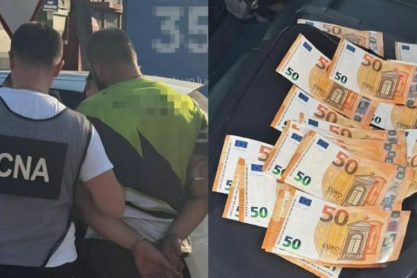 Un bărbat, reținut în flagrant de CNA și PA la Cimișlia. Ar fi pretins 1 500 de euro pentru a mușamaliza un caz de conducere în stare de ebrietate