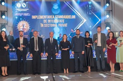 Șase companii private, distinse cu Trofeul Integrității de către CNA pentru implementarea standardelor de integritate 