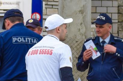 Acţiune de sensibilizare desfăşurată de CNA în parteneriat cu EUBAM la frontiera de stat