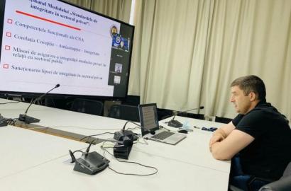 O nouă ședință de informare anticorupție, organizată de CNA, pentru Centrul Național de Instruire „Moldinsolv”