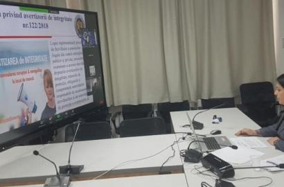 O nouă ședință de informare anticorupție, organizată de CNA, pentru Centrul Național de Instruire „Moldinsolv”