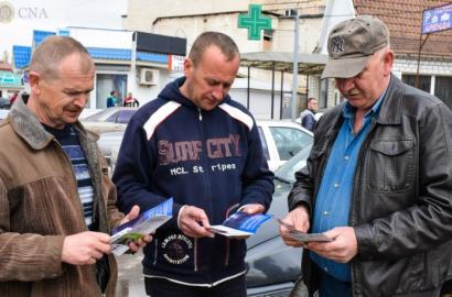 Acţiune de sensibilizare desfăşurată de CNA în parteneriat cu EUBAM la frontiera de stat