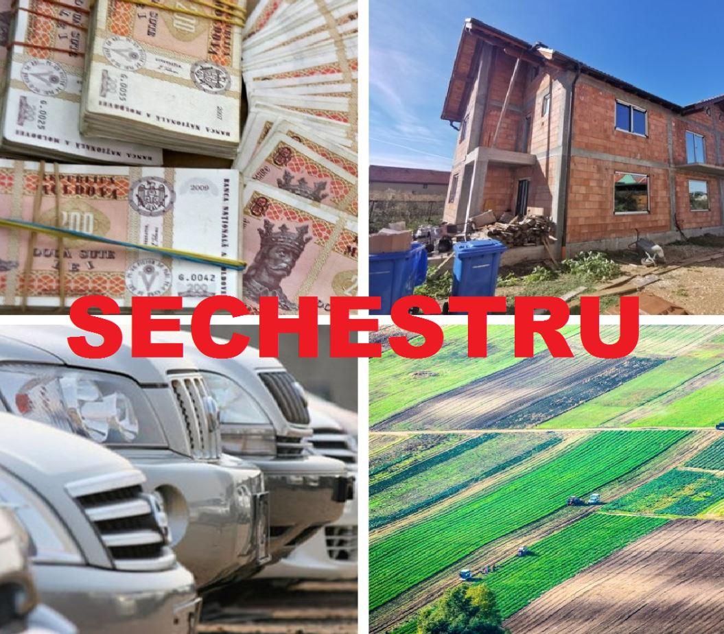Sechestre de 23.500.000 de lei pe bunurile a 15 învinuiți din Chișinău și Cahul, aplicate de ARBI a CNA la solicitarea PCCOCS