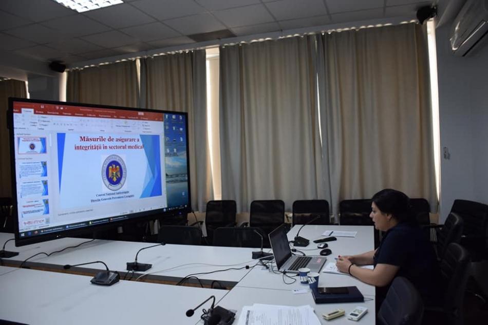 Noi instruiri anticorupție desfășurate de către ofițerii CNA, de data aceasta, la Spitalul Clinic Municipal pentru Copii „Valentin Ignatenco” și în cadrul instituțiilor penitenciare