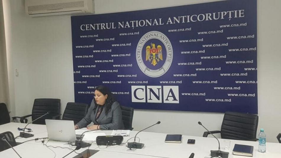 O nouă ședință de informare anticorupție, organizată de CNA, pentru Centrul Național de Instruire „Moldinsolv”