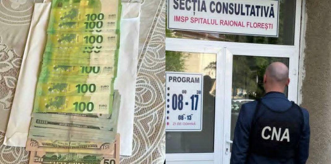 Sinteza CNA: 11 cauze penale pornite pe o schemă de corupție sistemică la Spitalul Raional Florești, un avocat cercetat pentru mită de 50 000 de euro și sechestre aplicate de ARBI de circa 23 de milioane de lei