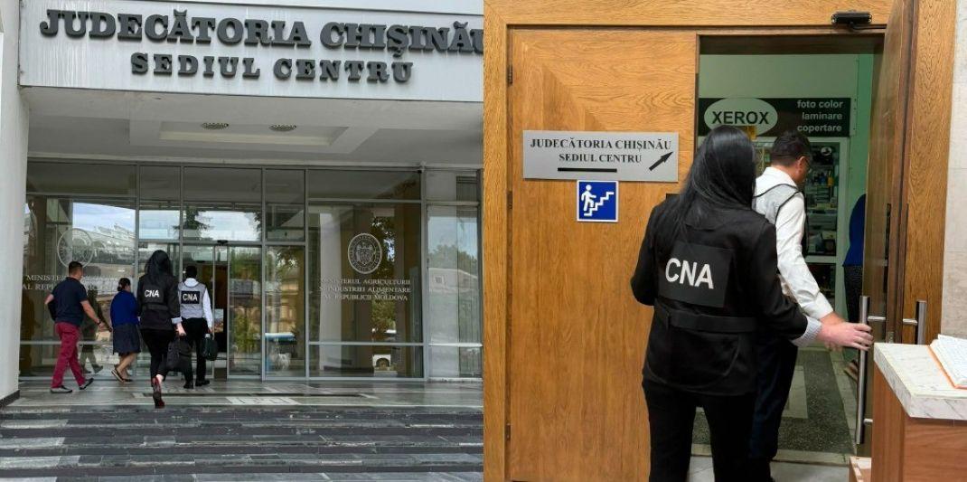Peste 10 000 de euro pentru pronunțarea unor hotărâri în beneficiul unui agent economic. Un avocat și un angajat al unei instanțe din Chișinău, reținuți de CNA și PA într-un dosar de trafic de influență
