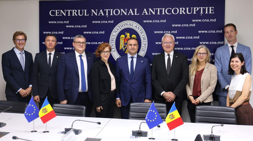 Directorul CNA a avut o întrevedere cu reprezentanții Comisiei Europene, Delegației UE și PNUD Moldova privind fortificarea capacităților instituționale și operaționale