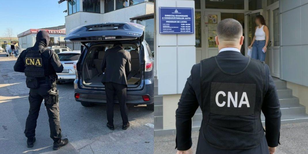 Percheziții CNA și PA: Peste 20 de cazuri de mită la înmatricularea ilegală a vehiculelor cu numere neutre. Un angajat al Postului Vamal Hîrbovăț și un angajat al ASP au fost reținuți pentru 72 ore de către ofițerii CNA